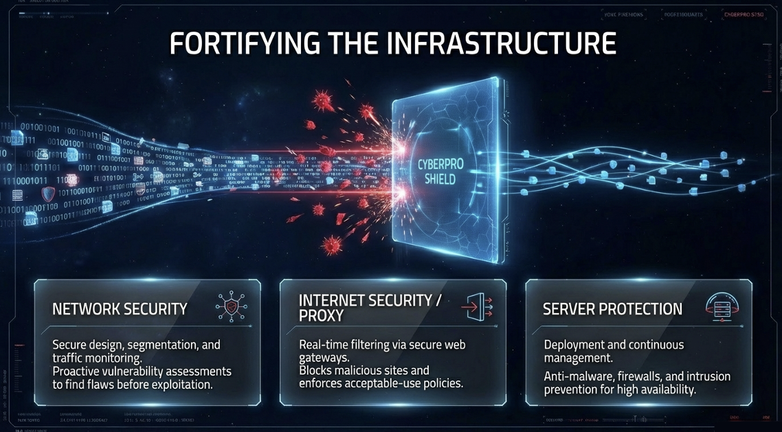 Cyberpro Infrastructure Fortification - Server and Network Security